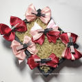 New fashion gift girl birthday gift set red ribbon bow ribbon flower hairpin cute sweet children hairpin set